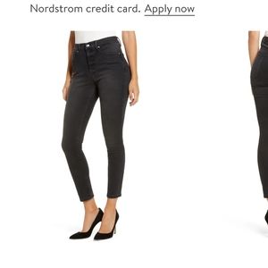 NWT Good American Good Waist Crop